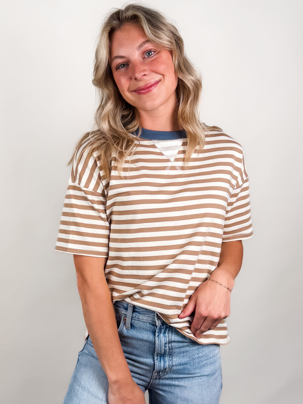 Anywhere Near You Striped Top