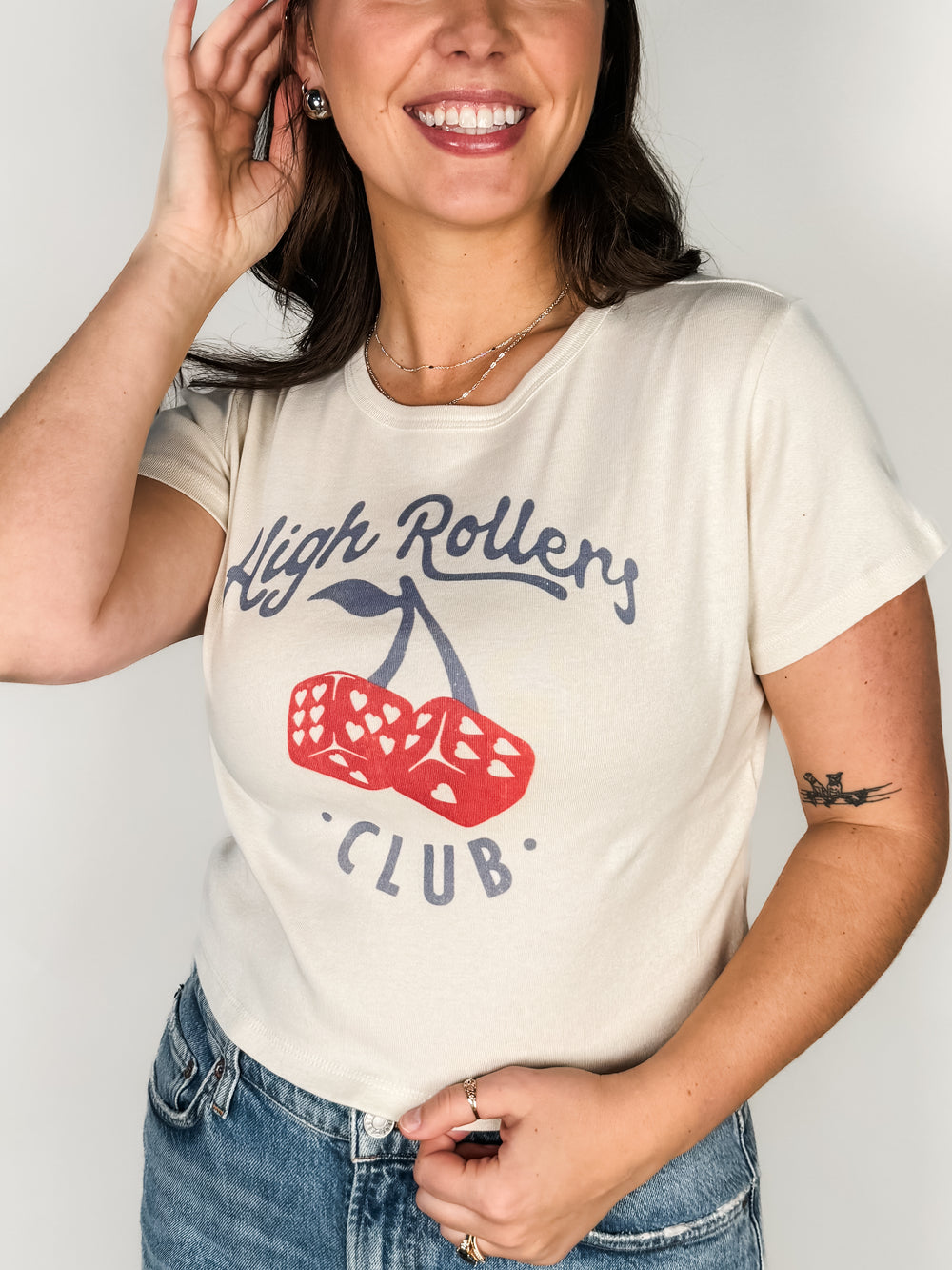 High Rollers Club Baby Tee