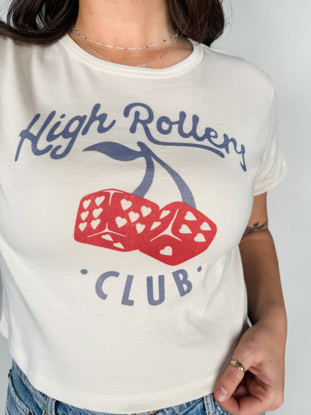 High Rollers Club Baby Tee