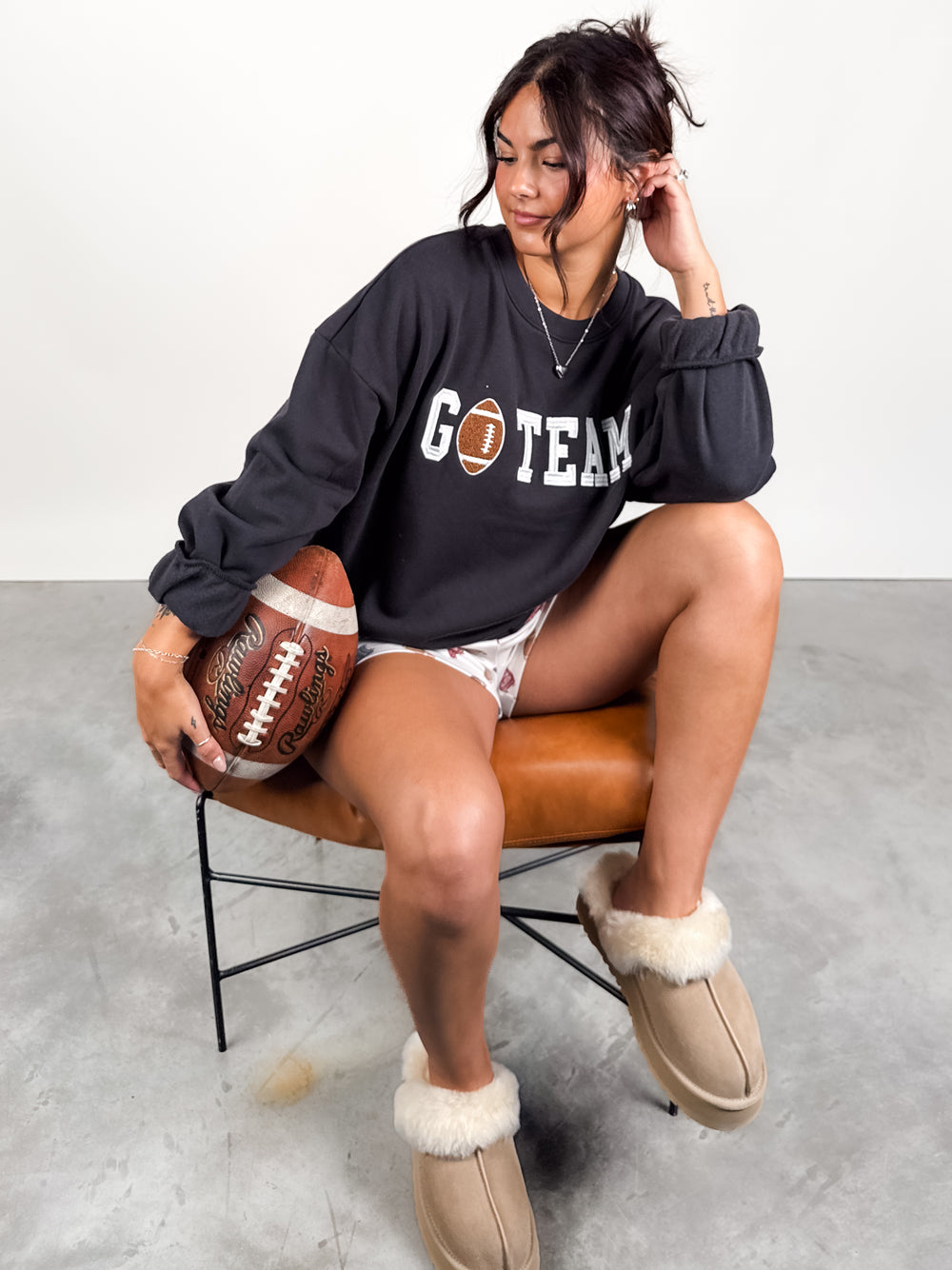 Oversized Go Team Sweatshirt