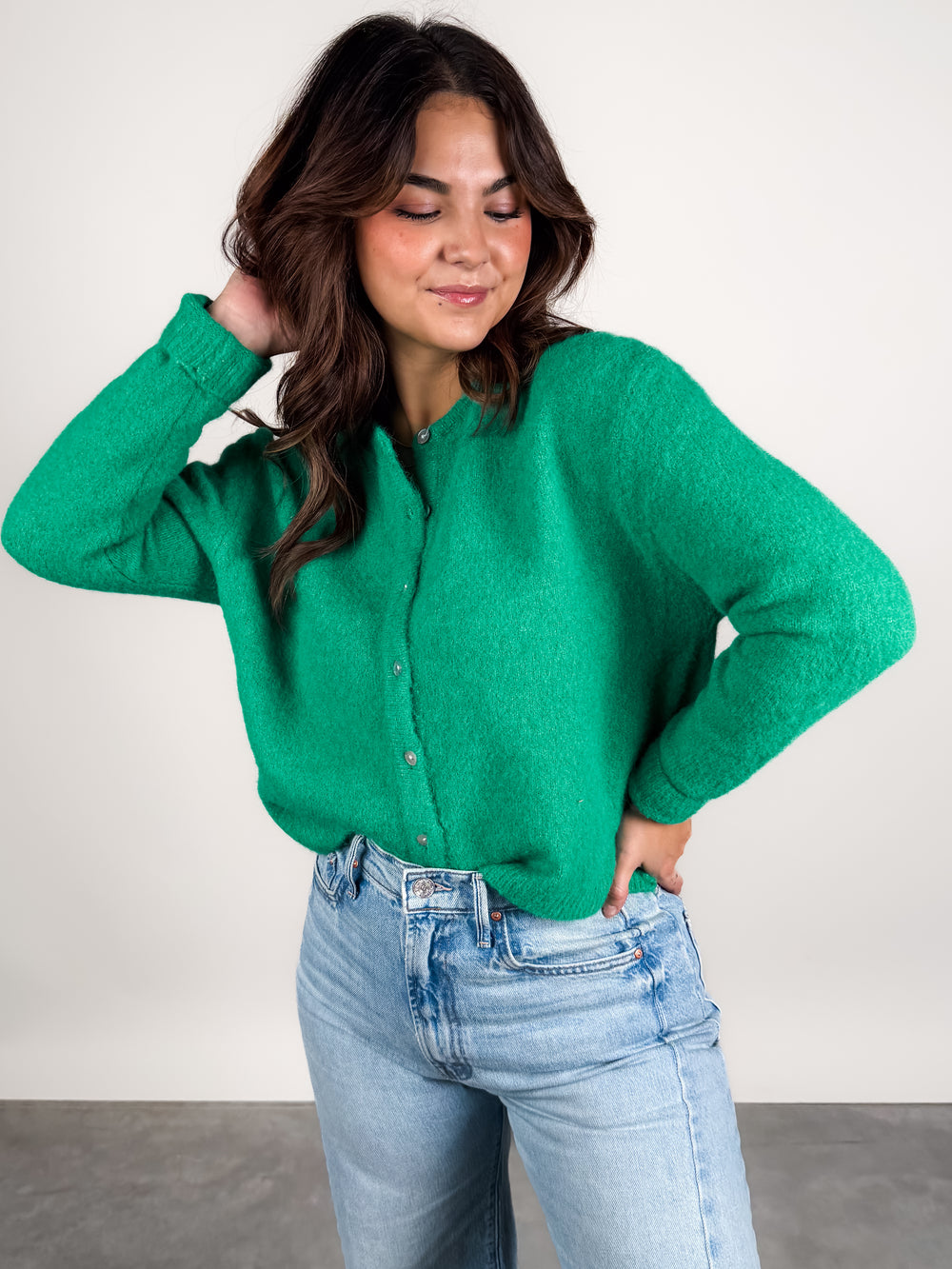 Lucy Button Knit Sweater