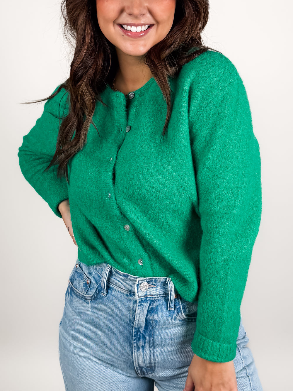 Lucy Button Knit Sweater