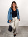 polka dot pants outfit