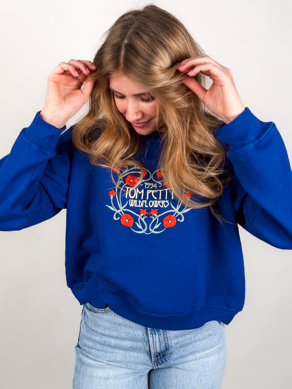 Tom Petty Wildflowers Shrunken Raglan Sweatshirt