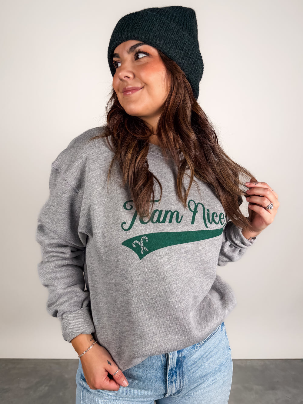 Team Naughty/Team Nice Reversible Sweatshirt