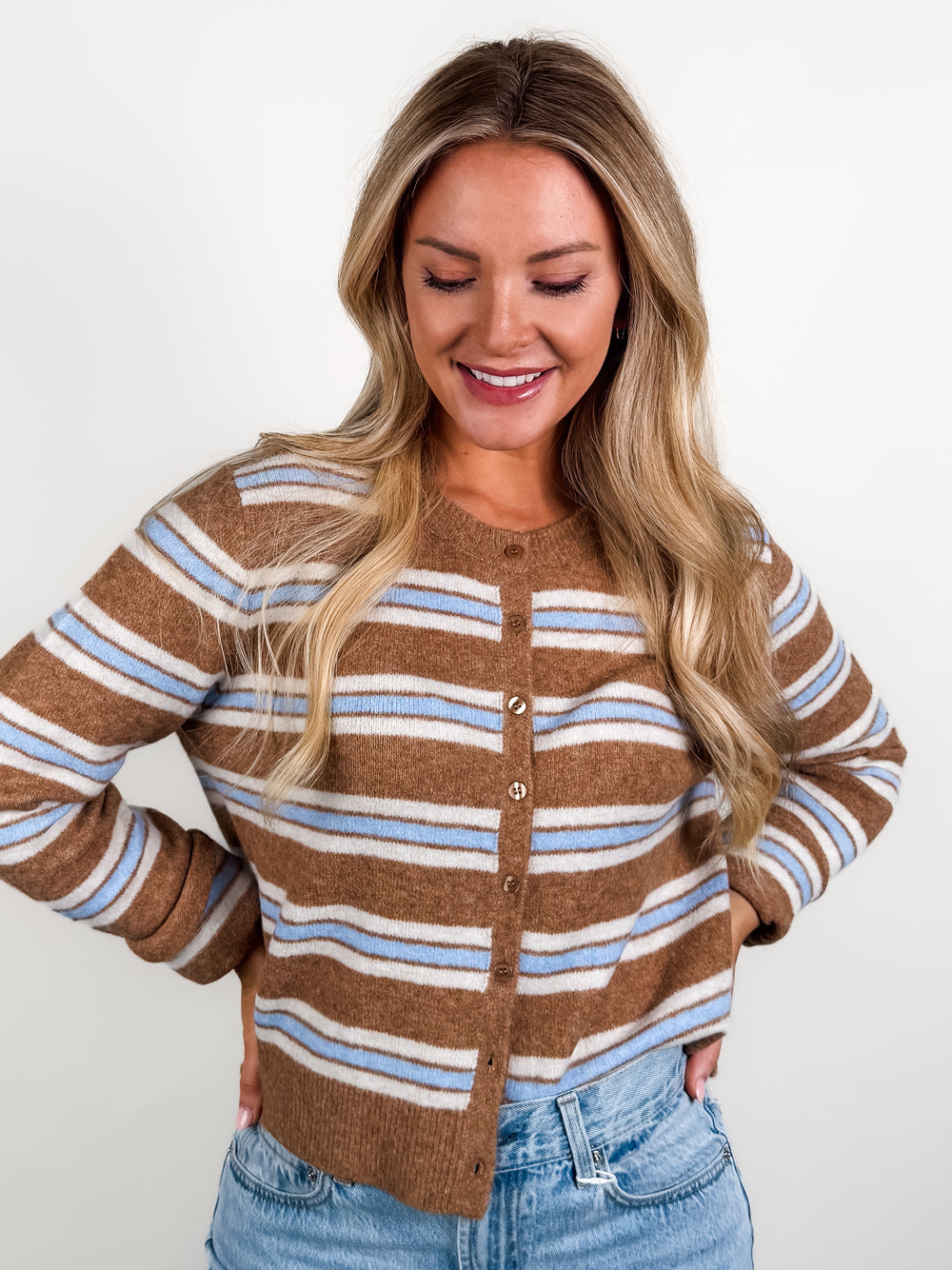 Medina Stripe Cardigan