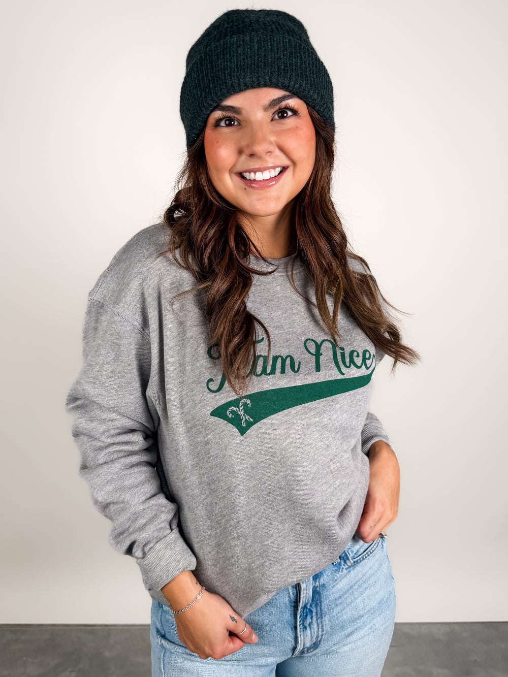 Team Naughty/Team Nice Reversible Sweatshirt