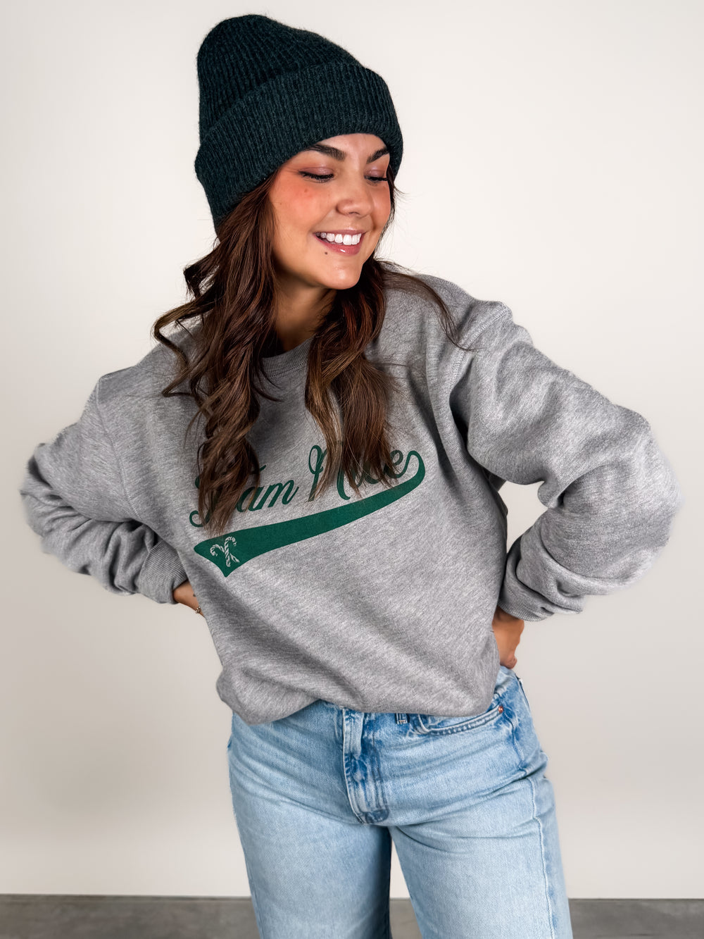 Team Naughty/Team Nice Reversible Sweatshirt