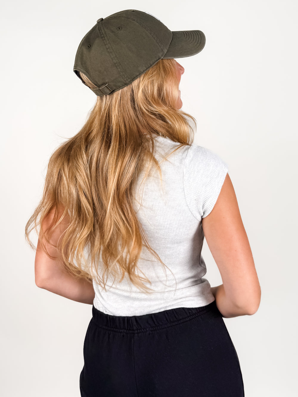 Mindy Waffle Crew Neck Tee