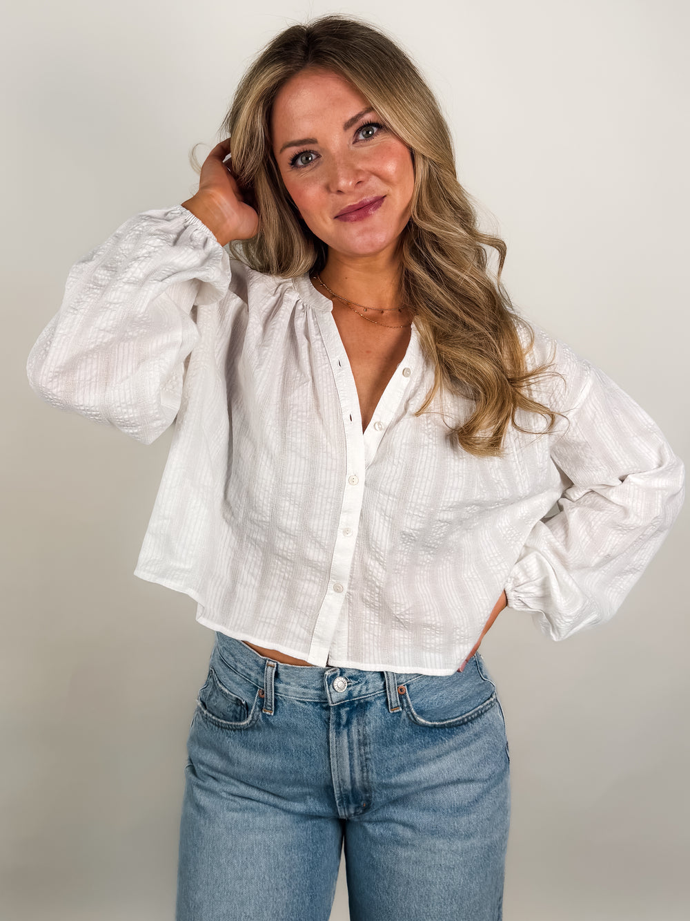 Radiate Volume Blouse