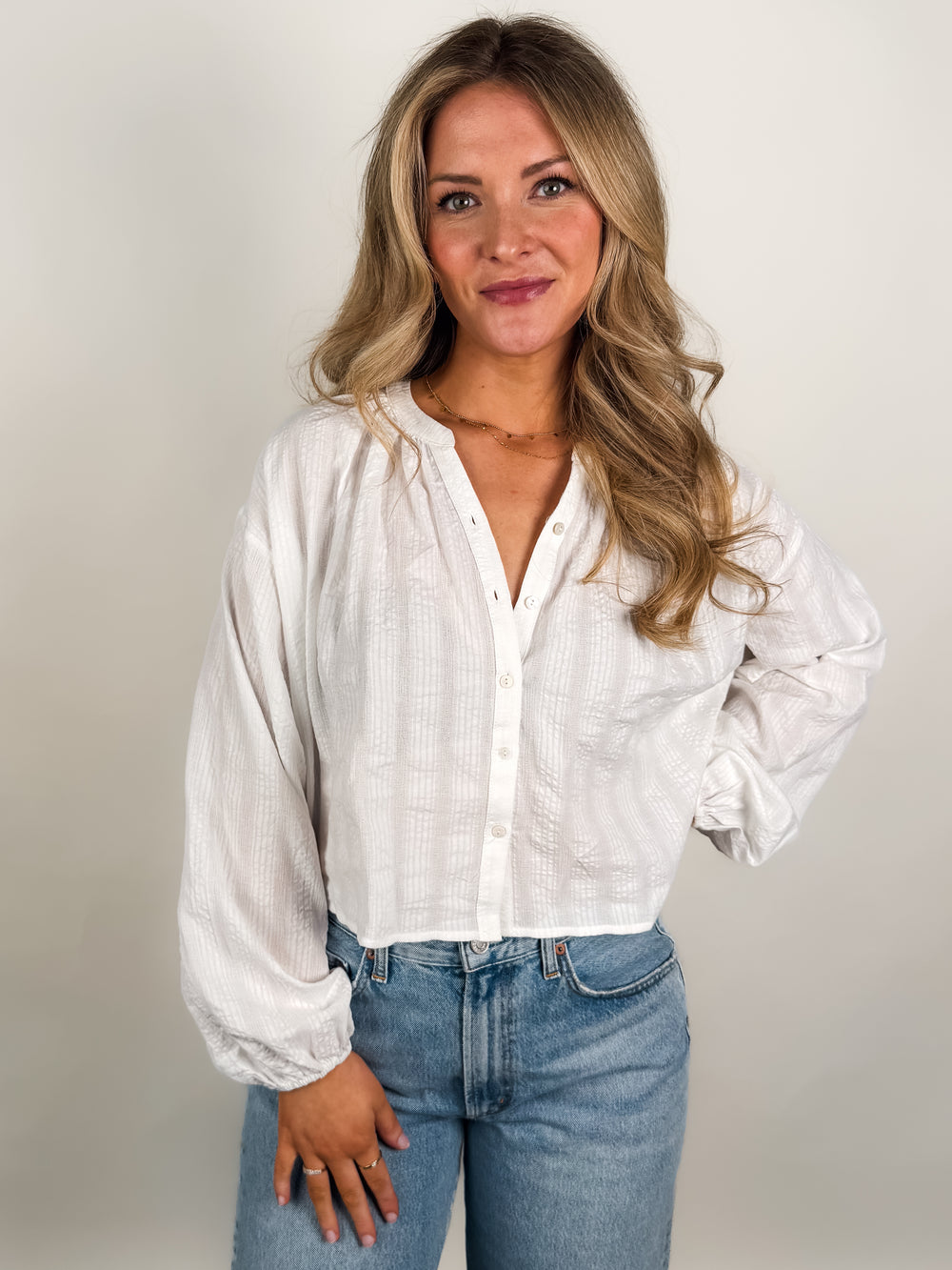 Radiate Volume Blouse