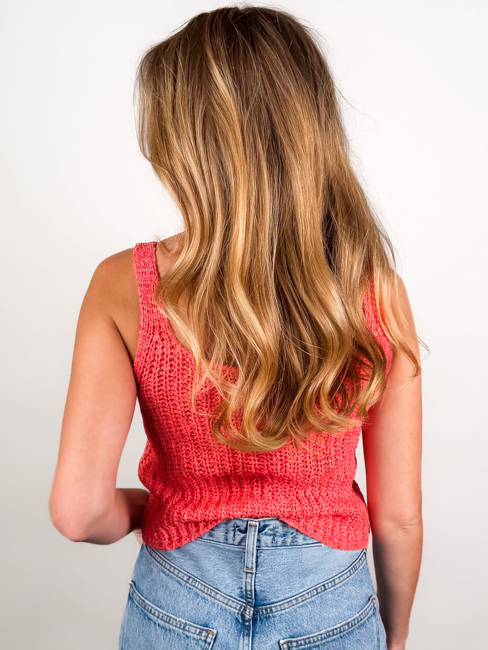 Tate Lace Up Sweater Top