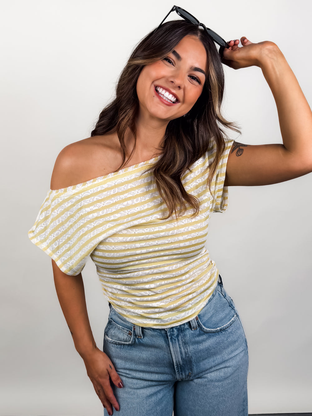 Ellie Striped Top