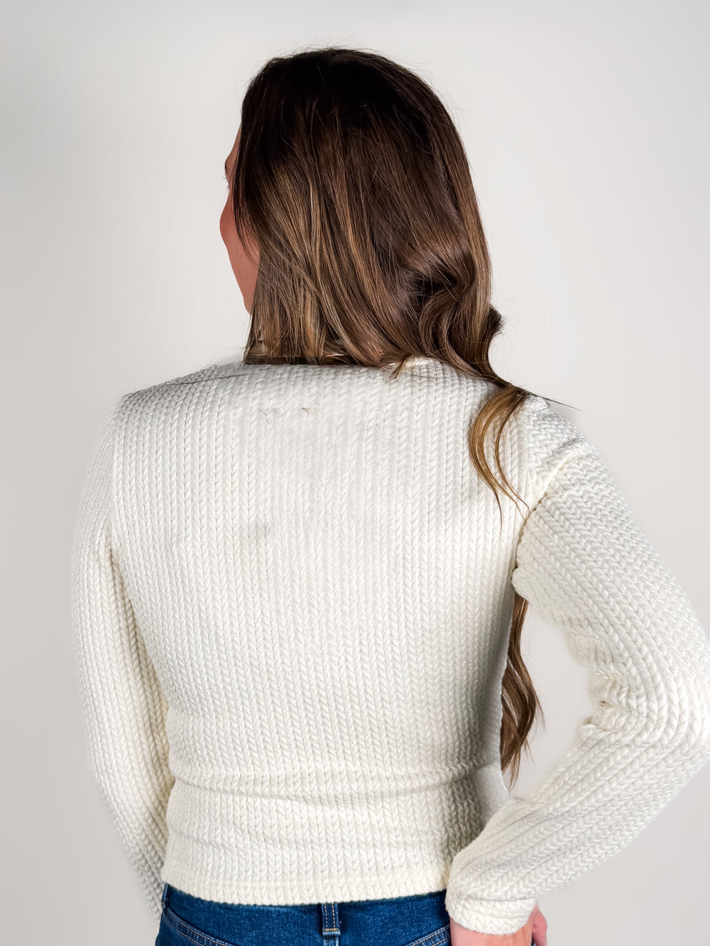 Maris Raised Knit L/S Top