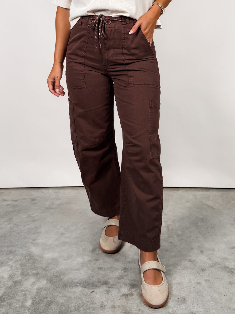 pistola brown cargo pants