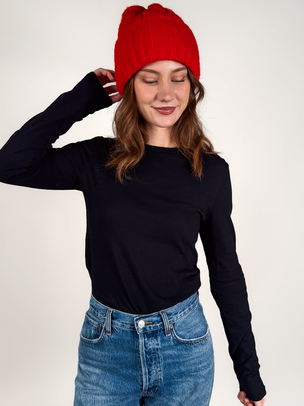 Jamie Recycled Cotton Long Sleeve