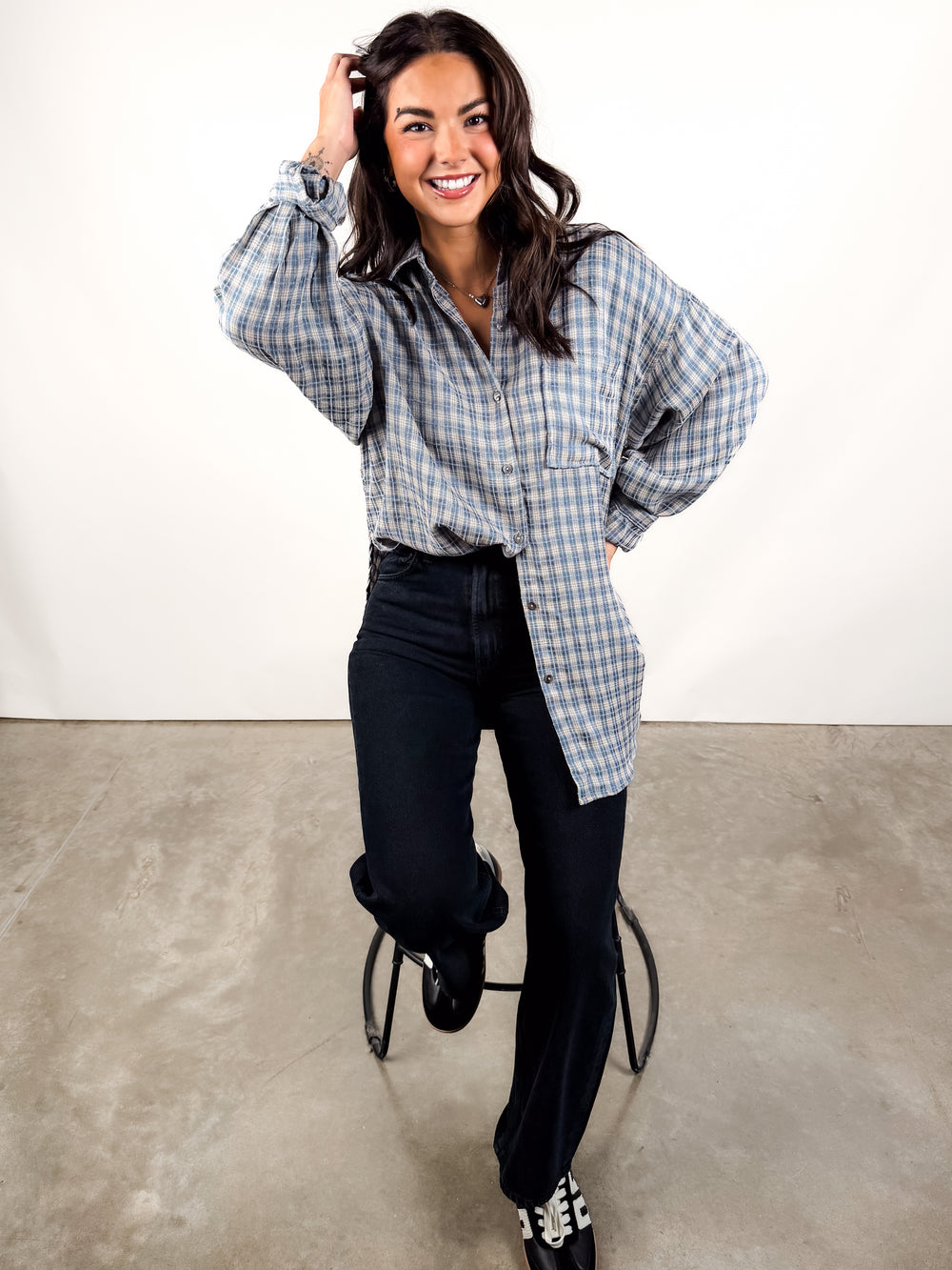 Mia Checkered Shirt