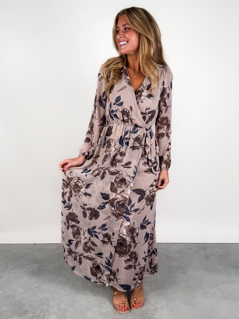 The One She Got Floral Maxi Dress