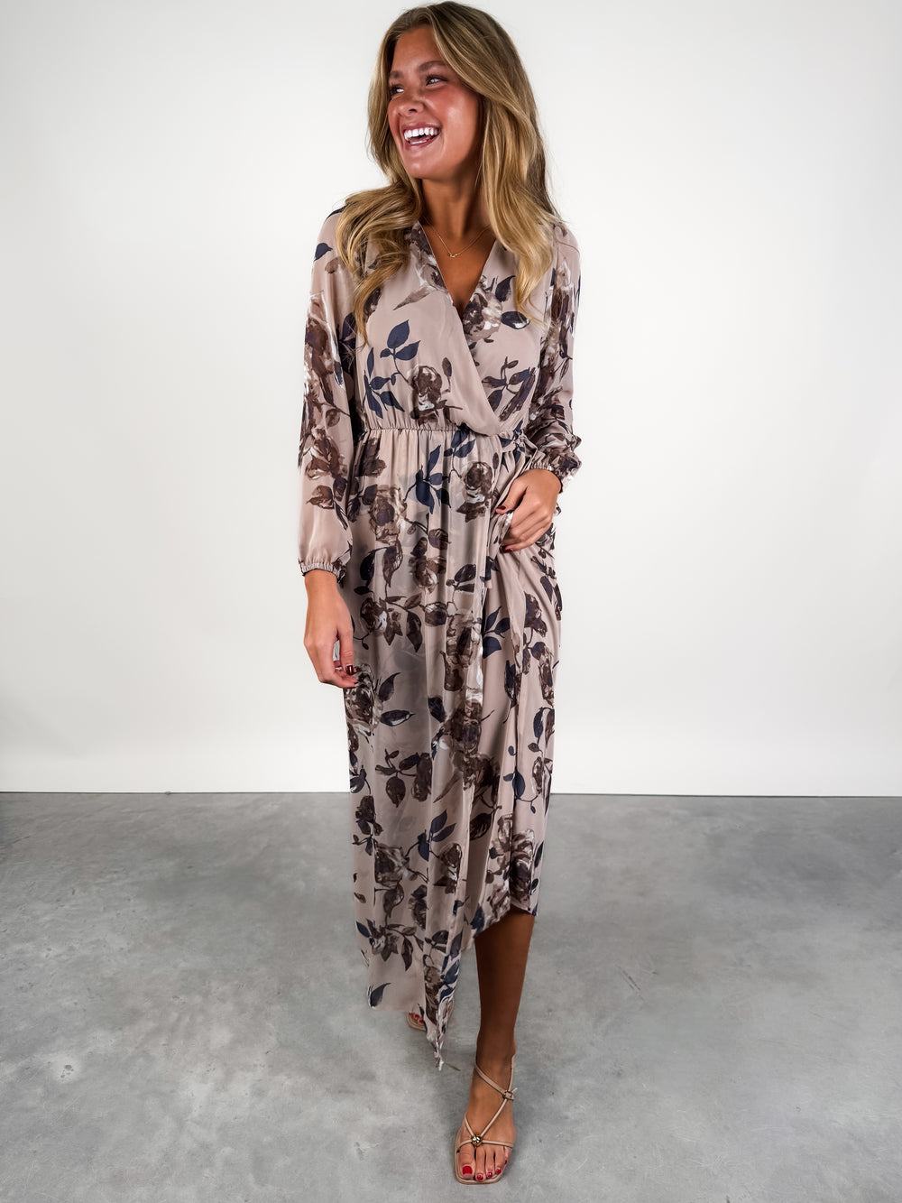 The One She Got Floral Maxi Dress