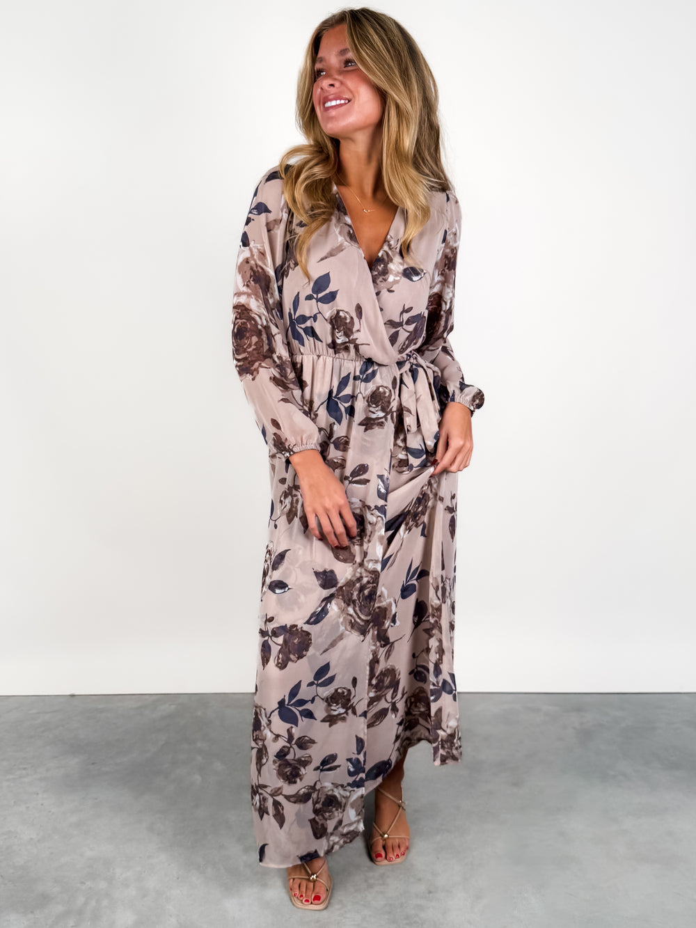 The One She Got Floral Maxi Dress