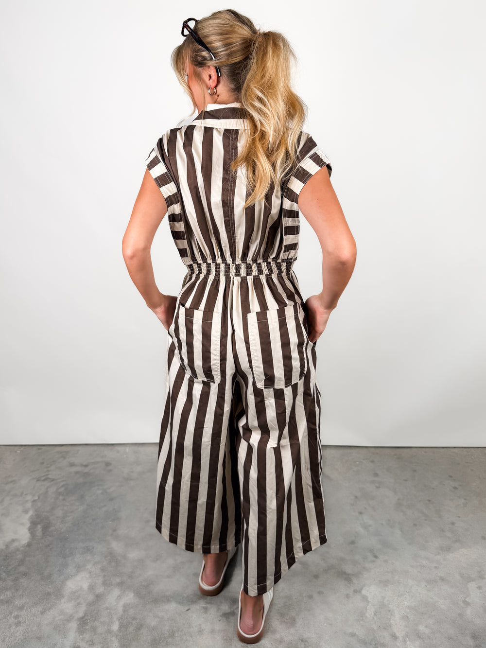 Moonlight Rising Stripe Jumpsuit