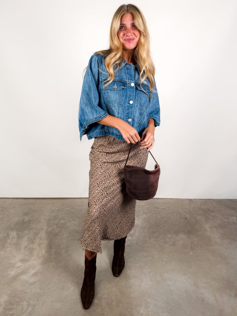 To The Place I Belong Denim Jacket