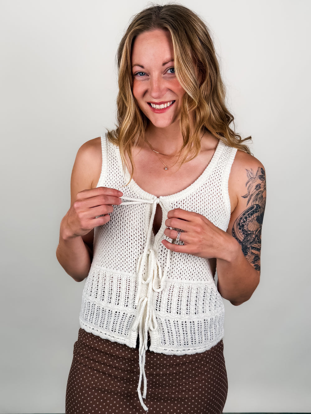 Solano Crochet Tank