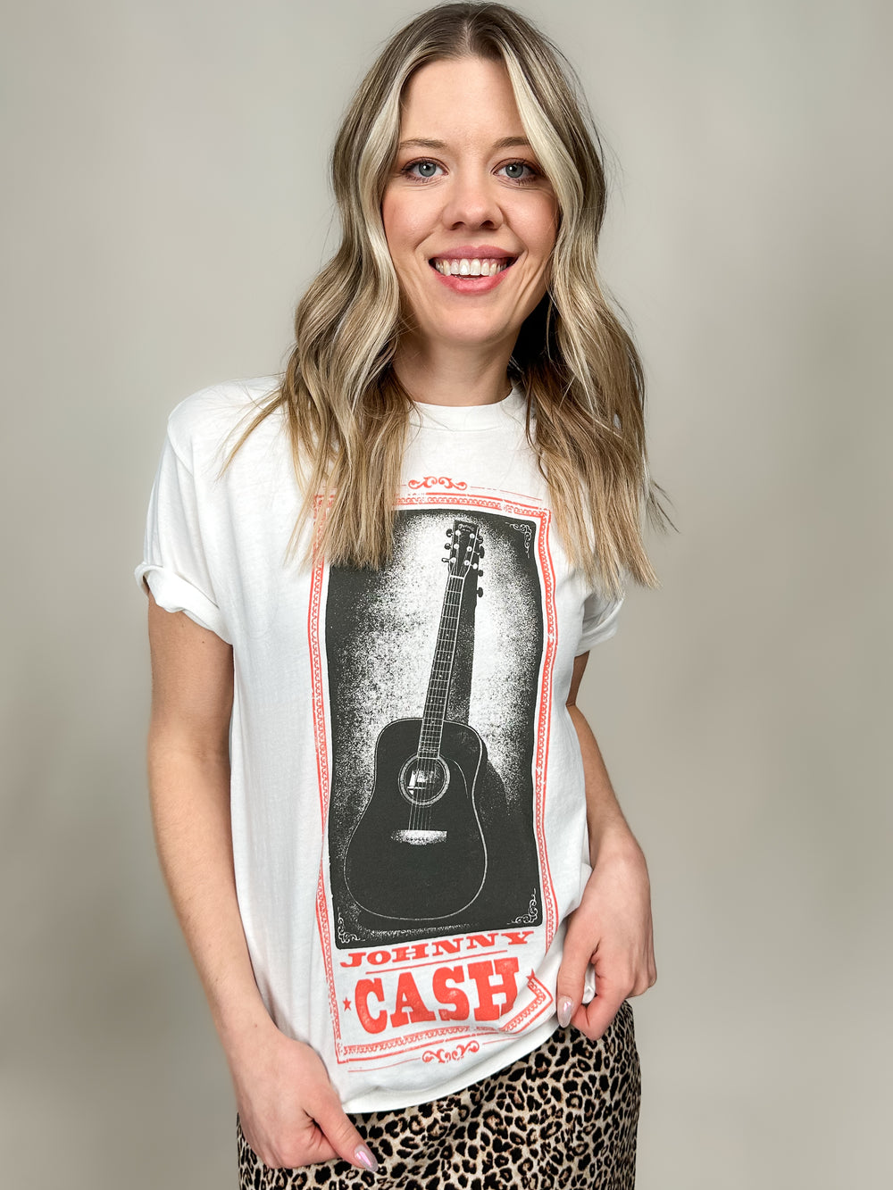 Johnny Cash Guitar Weekend Tee