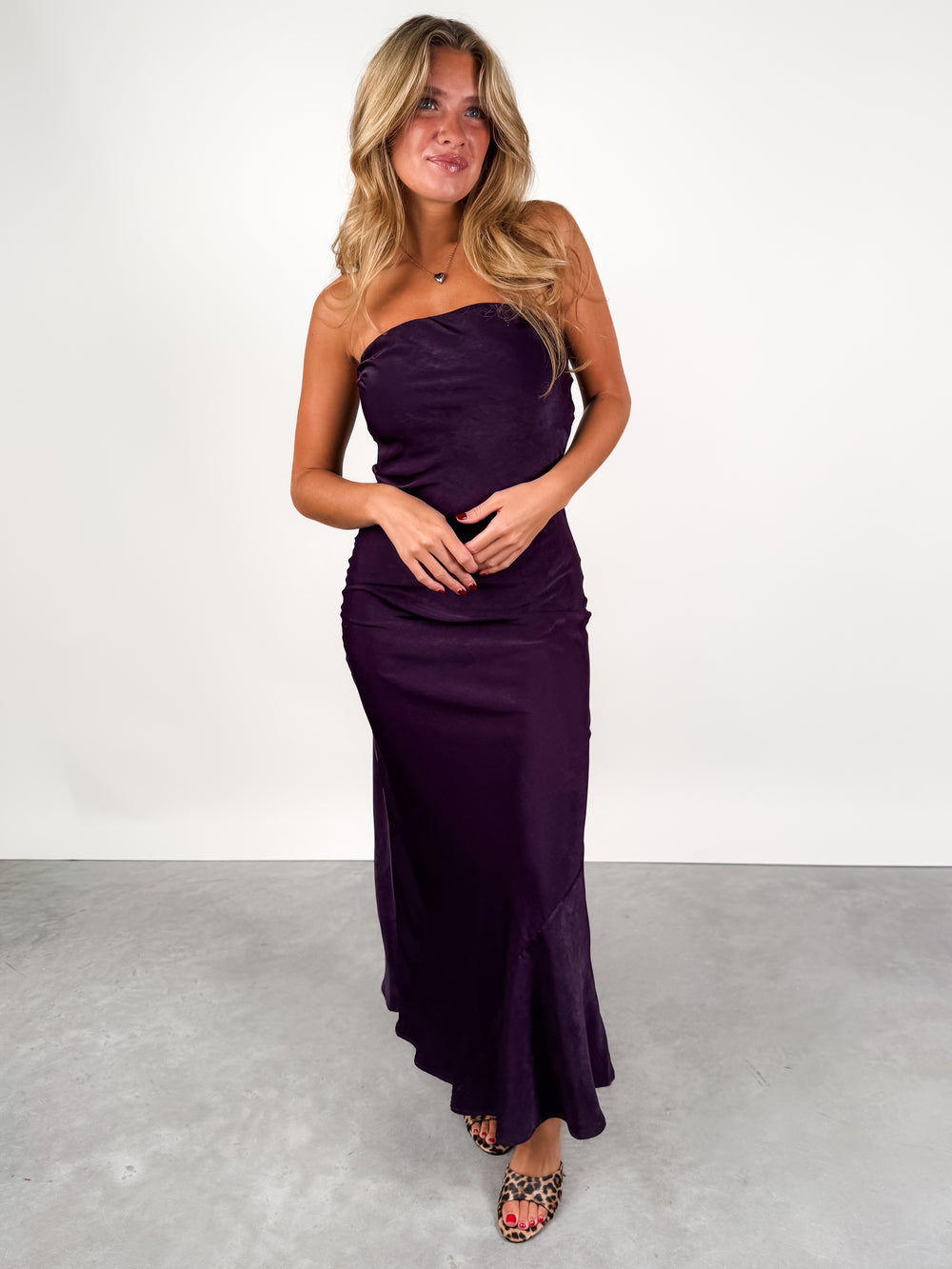 Take Me Back Tube Maxi Dress