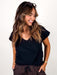 black v neck 
