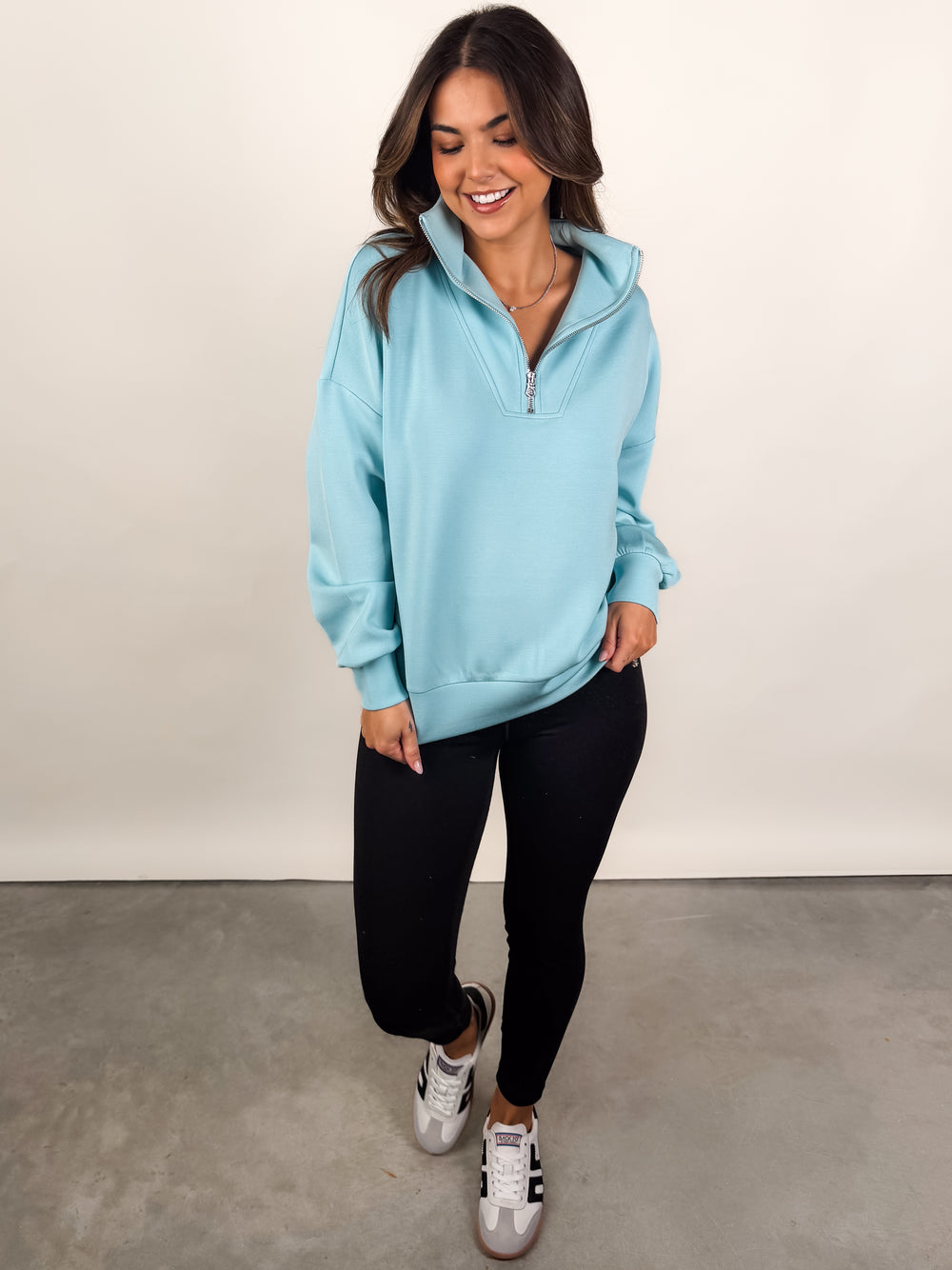 Hawley Half Zip Sweatshirt in