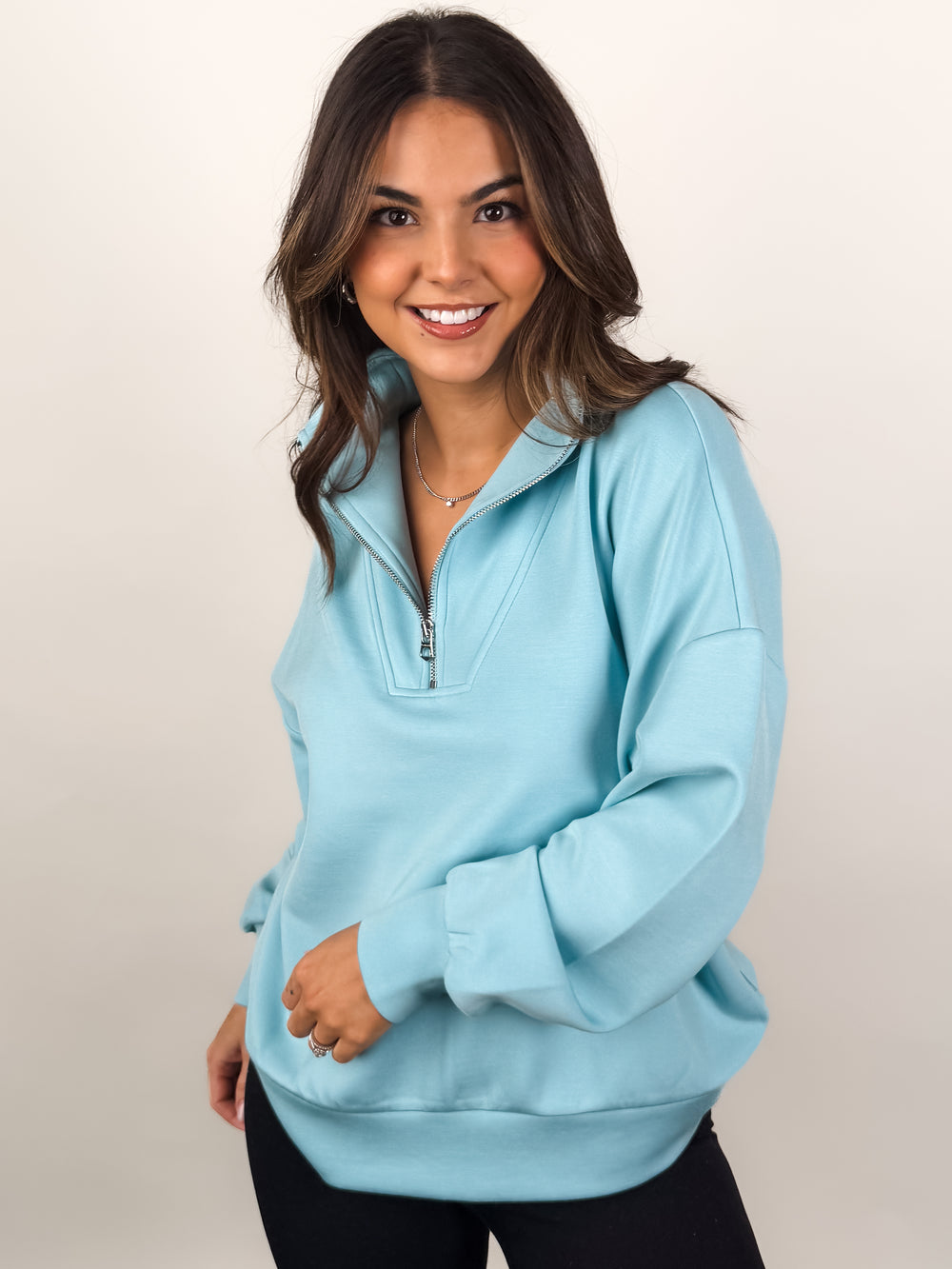 Hawley Half Zip Sweatshirt in