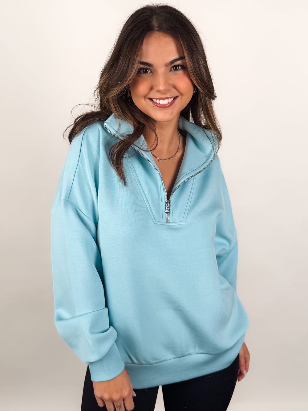Hawley Half Zip Sweatshirt in