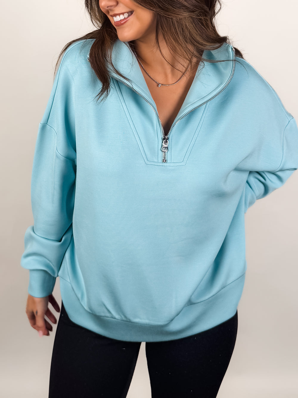 Hawley Half Zip Sweatshirt in