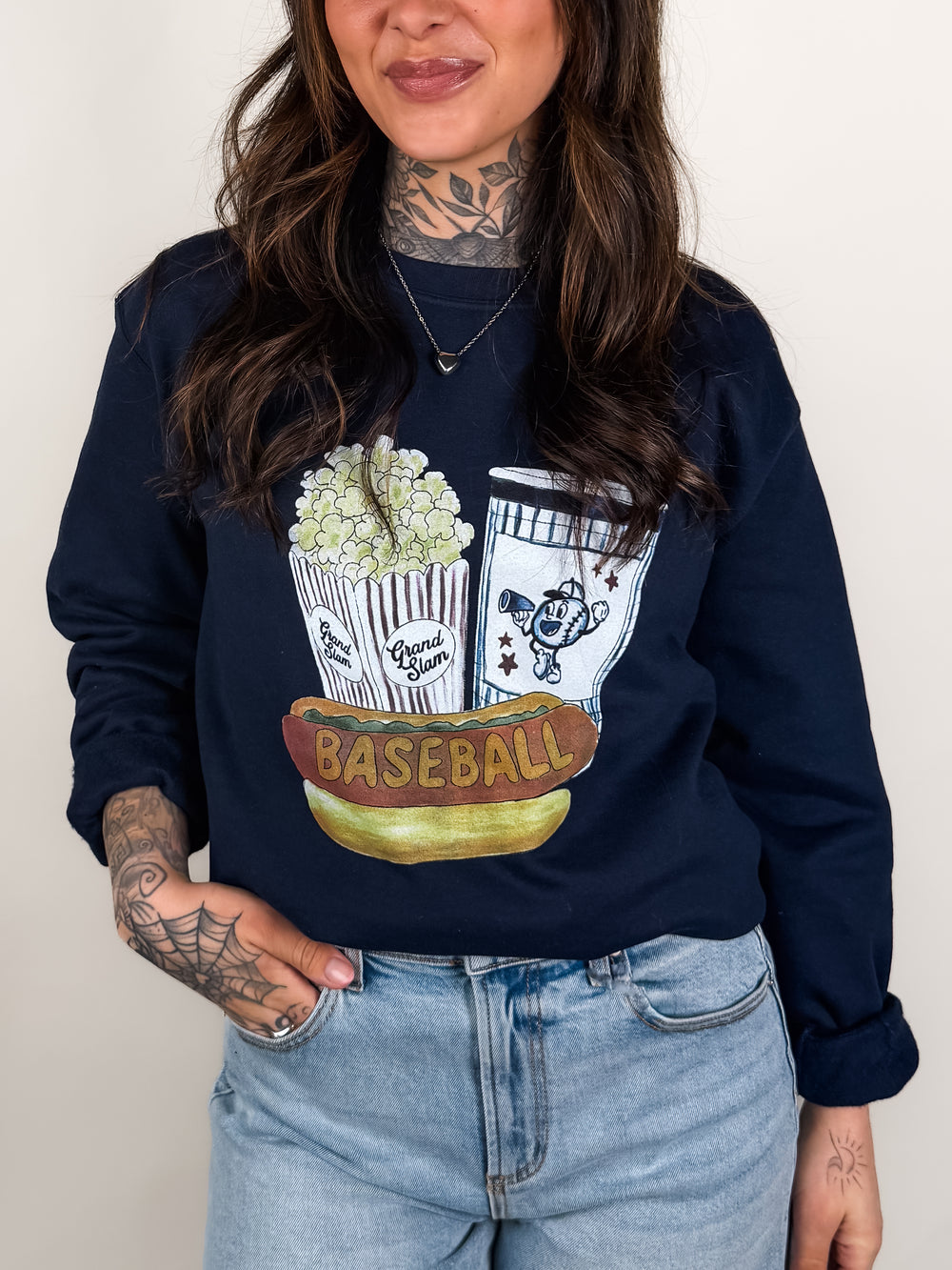Baseball Snacks Sweatshirt