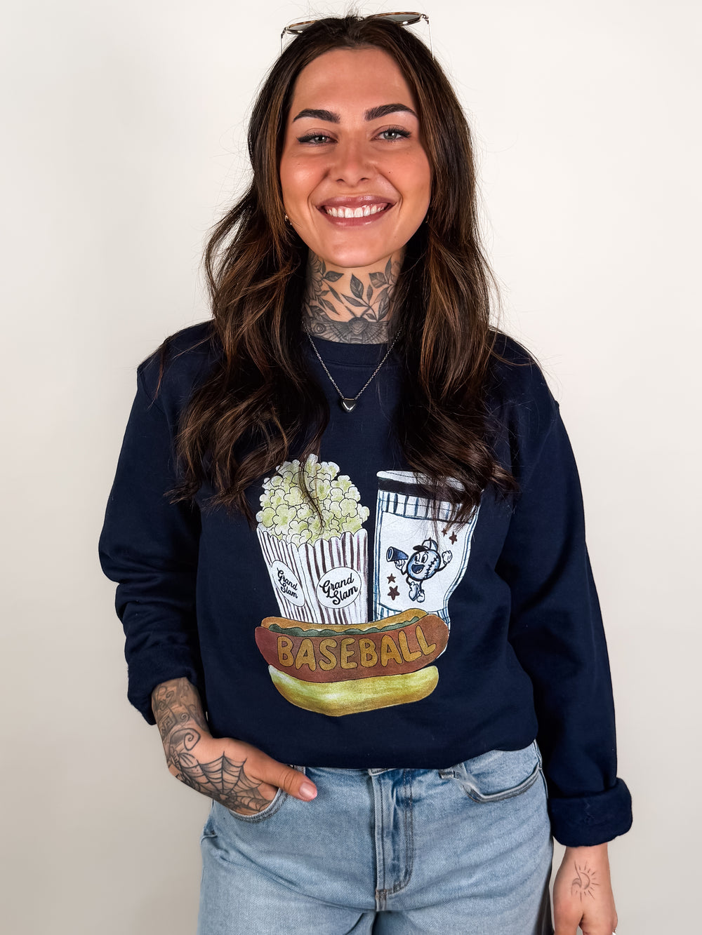 Baseball Snacks Sweatshirt