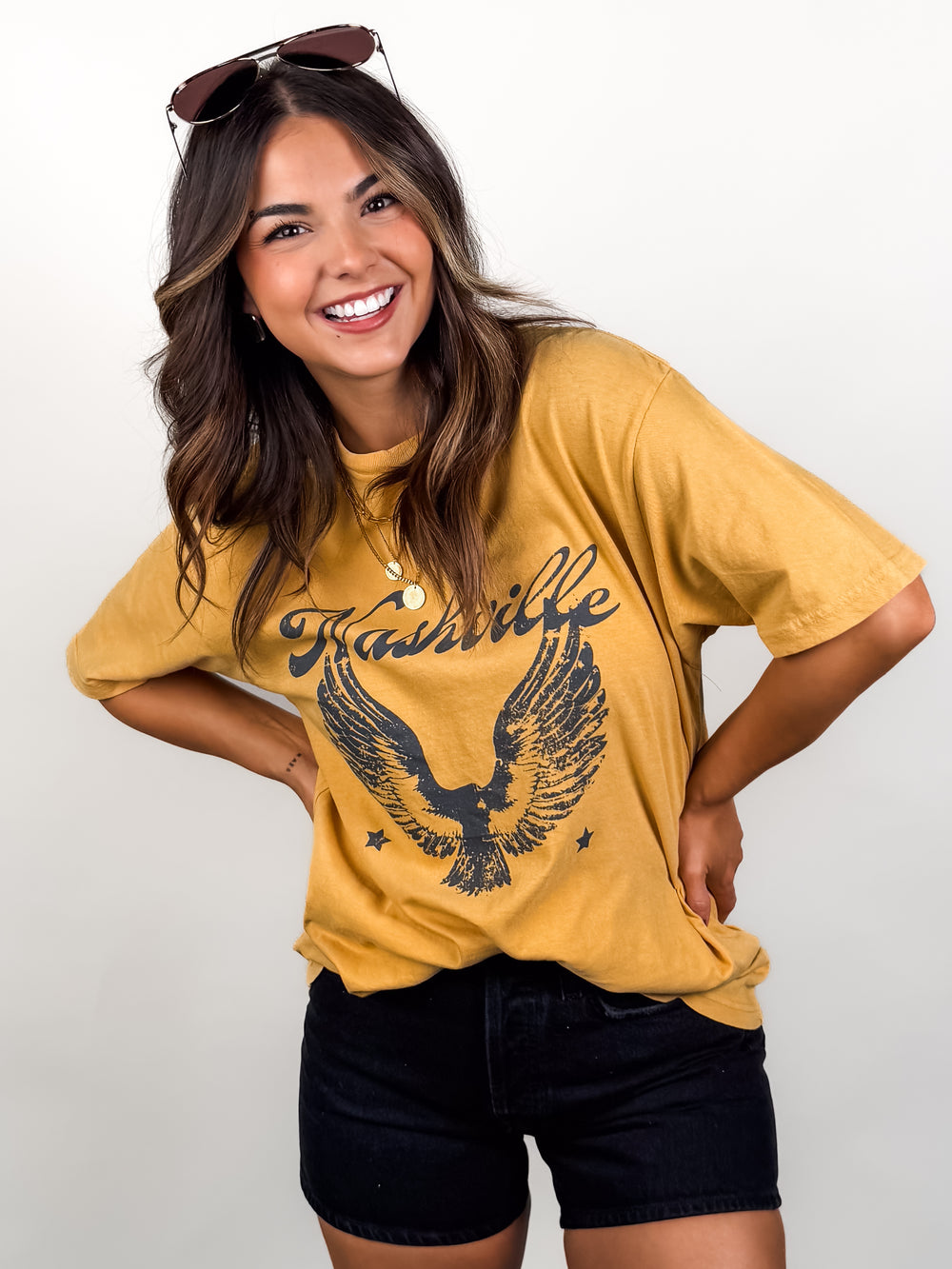 Nashville Eagle Vintage Wash Tee
