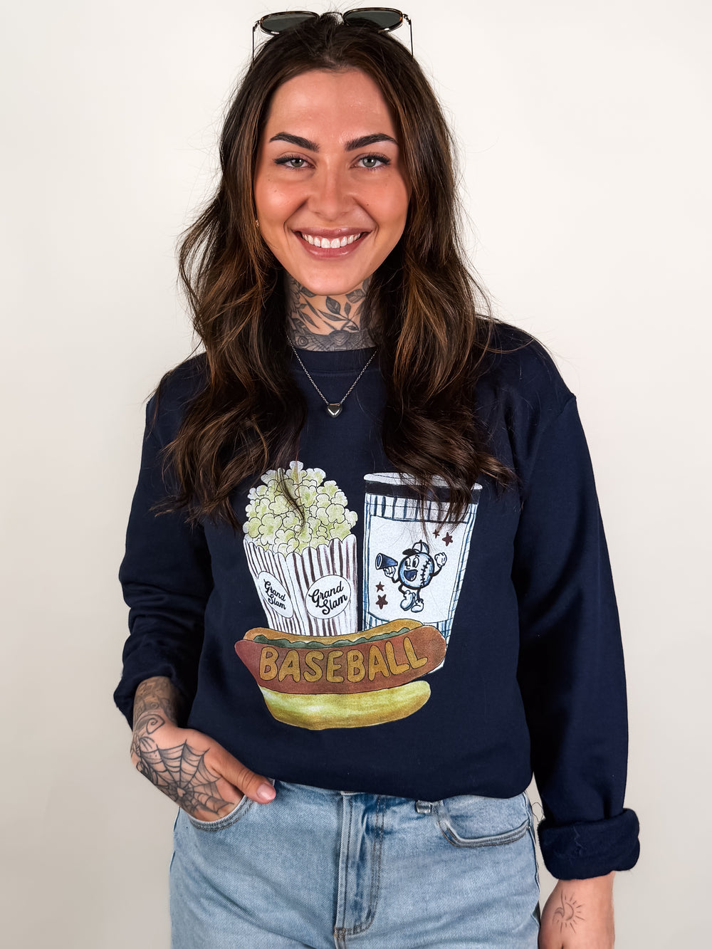 Baseball Snacks Sweatshirt