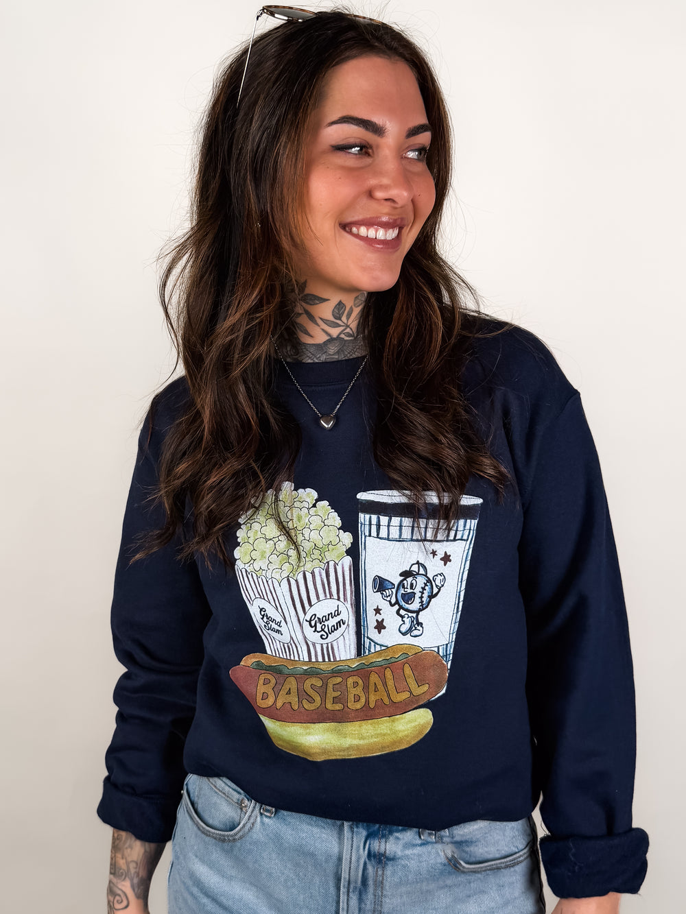 Baseball Snacks Sweatshirt