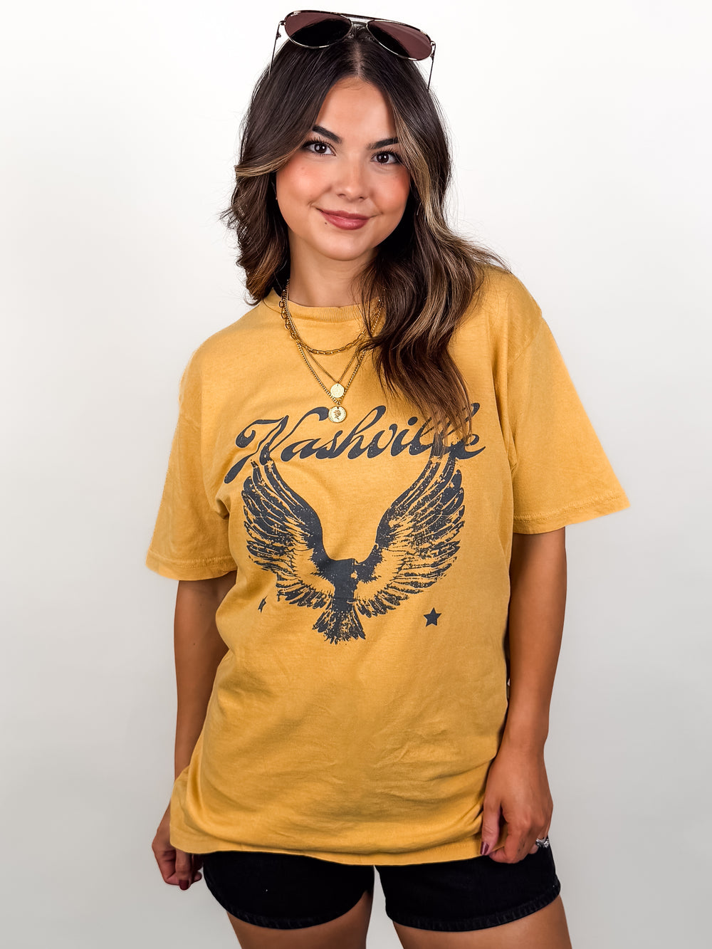 Nashville Eagle Vintage Wash Tee
