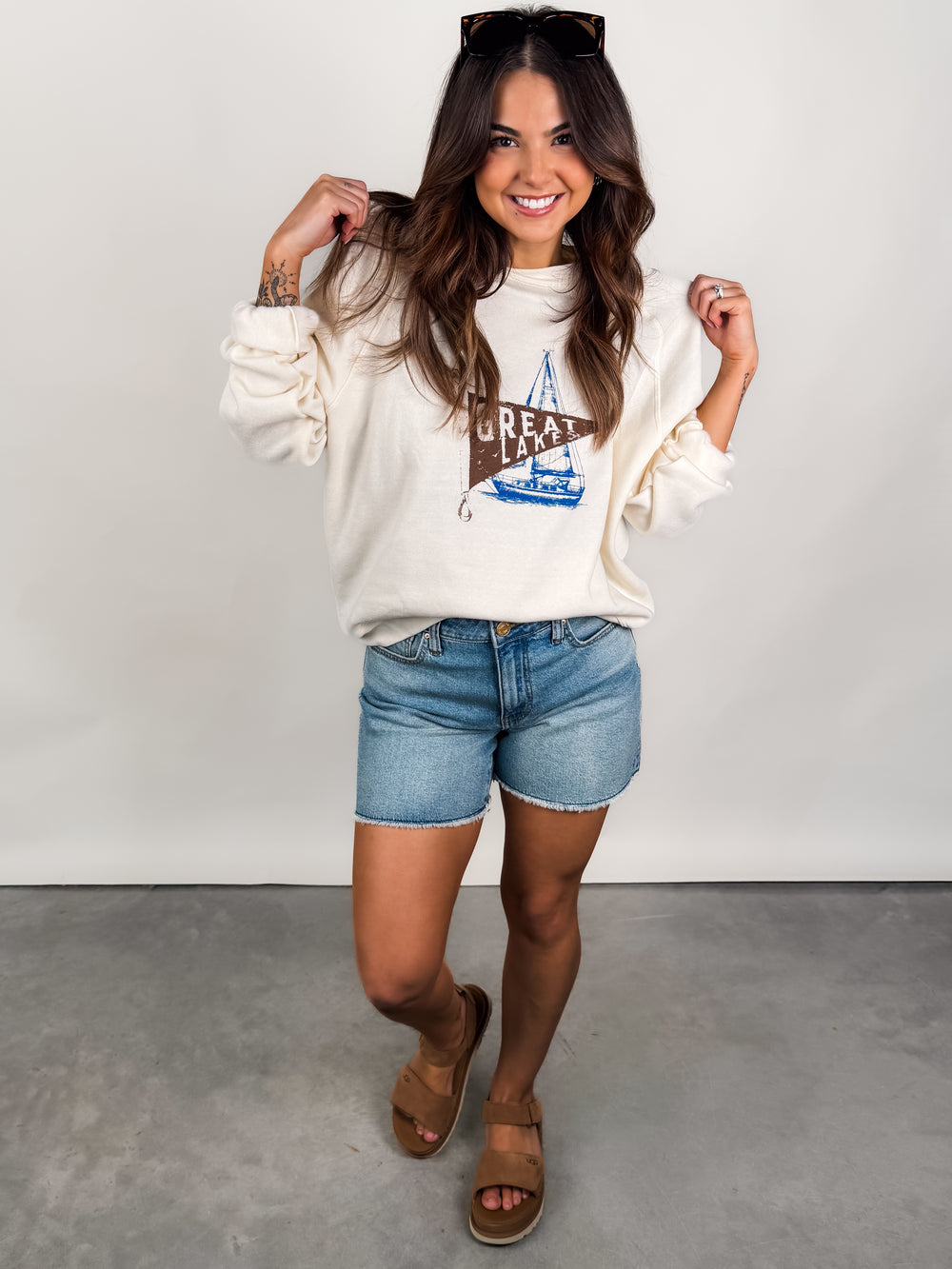 Great Lakes Raglan Crew