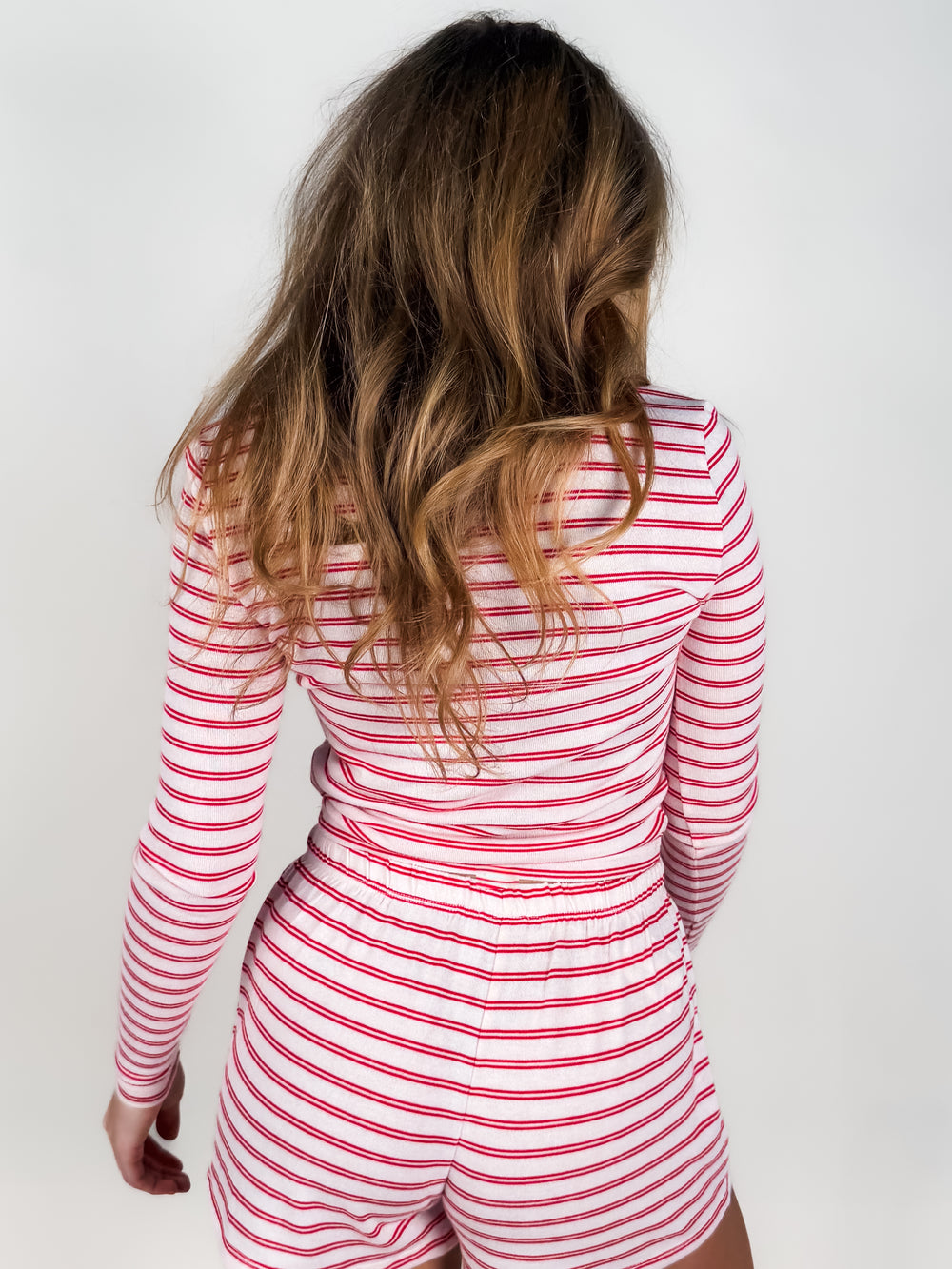 Night In Stripes LS Top