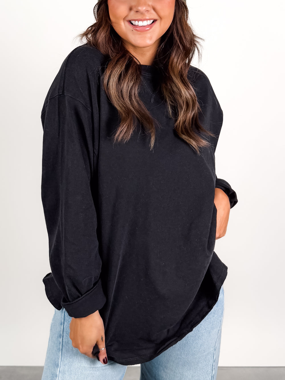 What I Can Do Mineral Washed L/S Tee