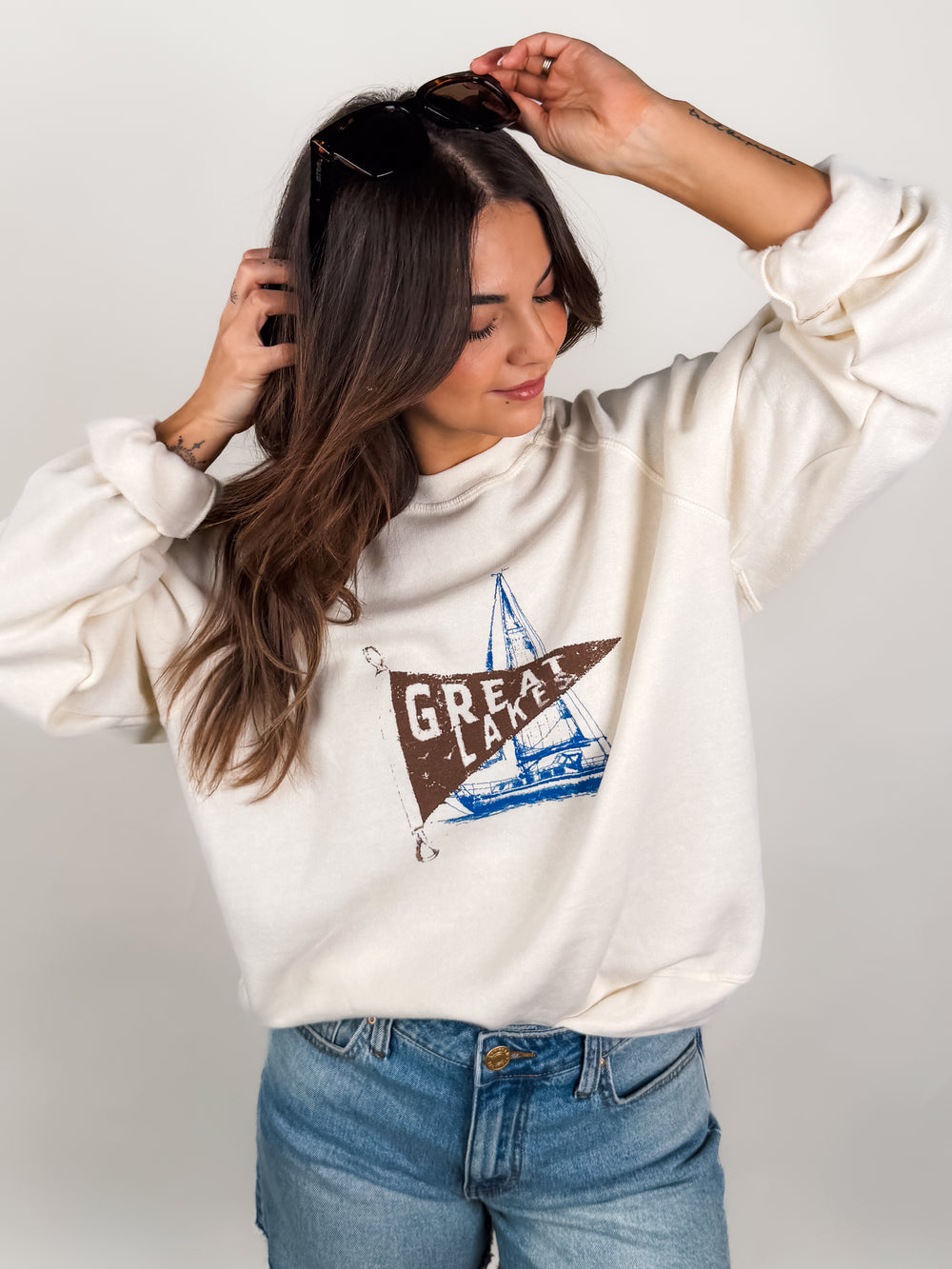 Great Lakes Raglan Crew