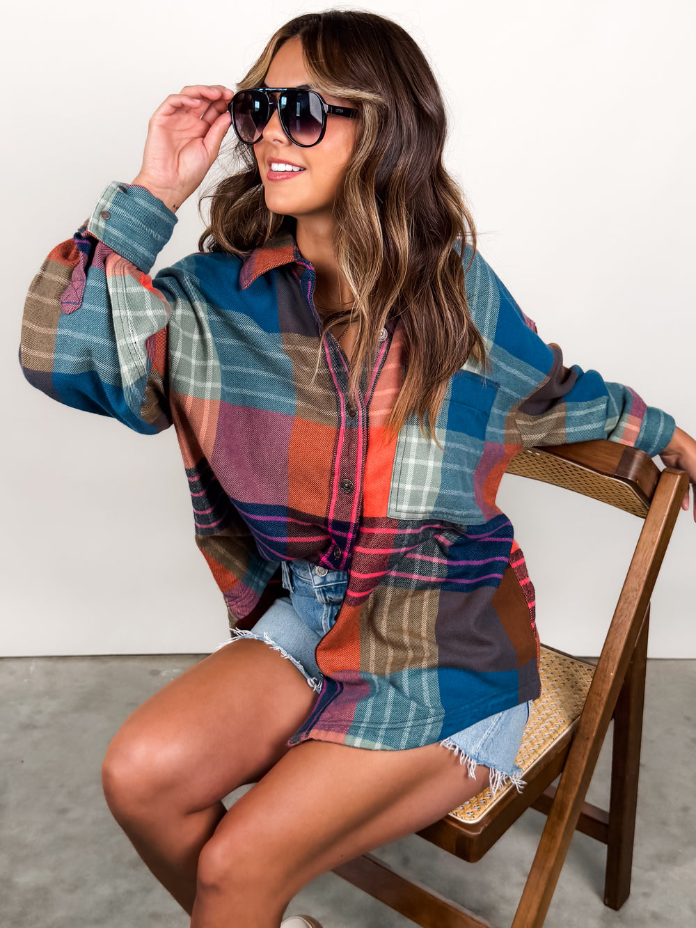 Ashley Plaid Shirt