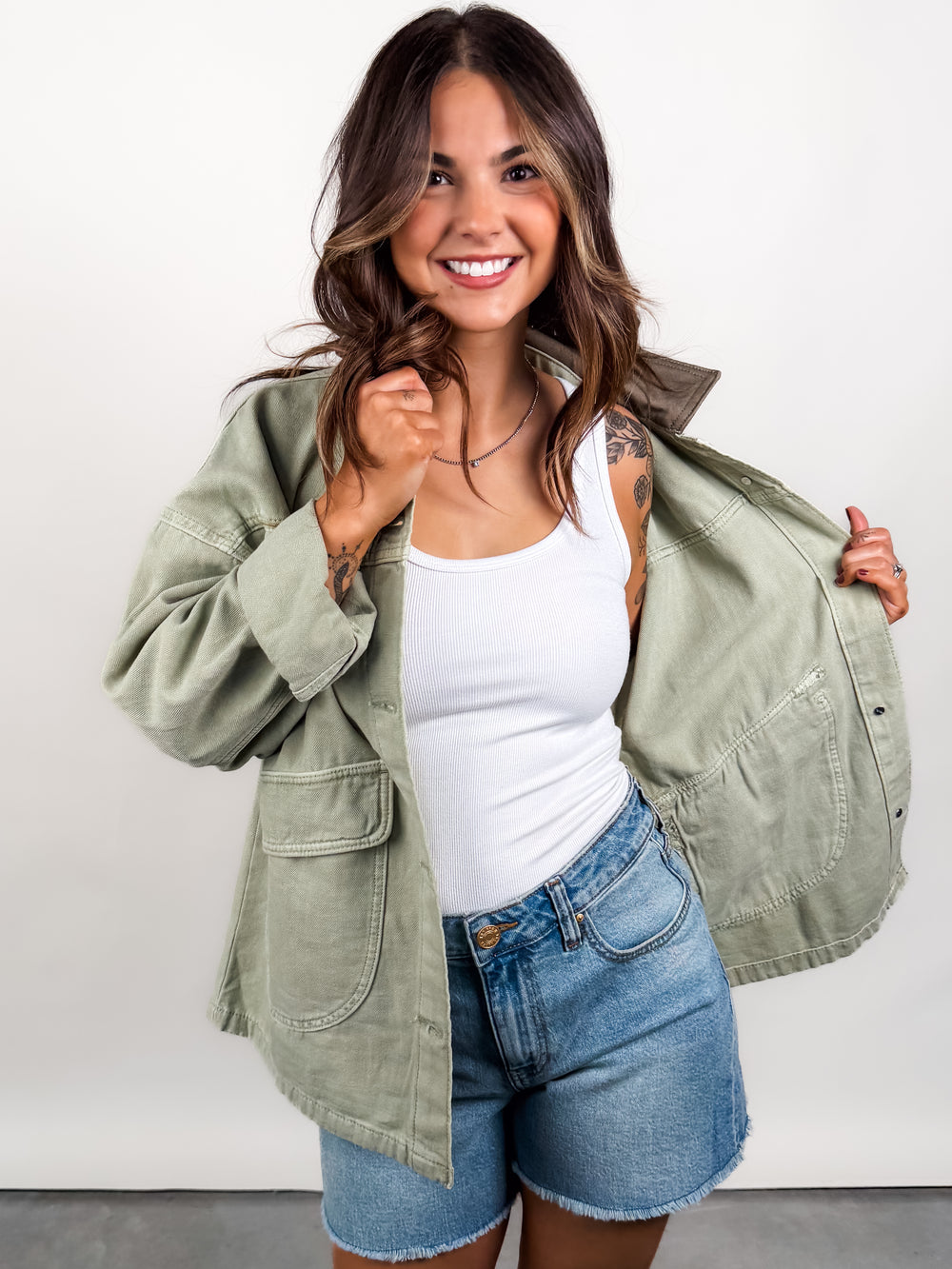 Lemon Denim Jacket