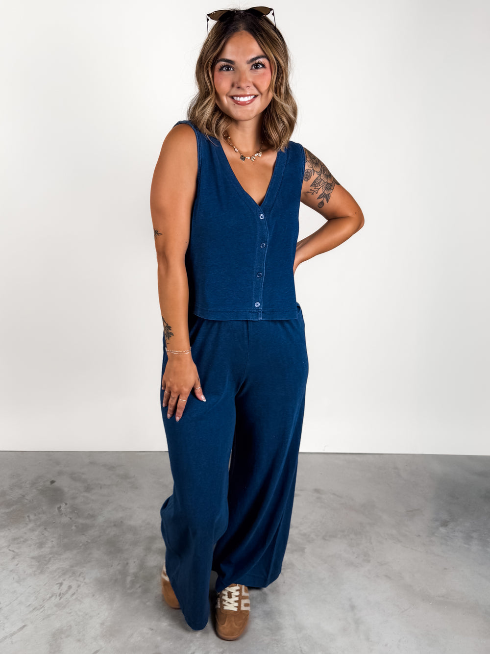 Solace Jersey Denim Top