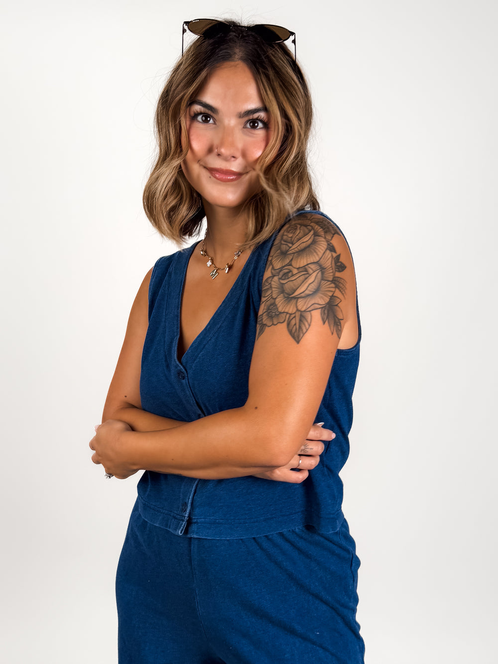 Solace Jersey Denim Top