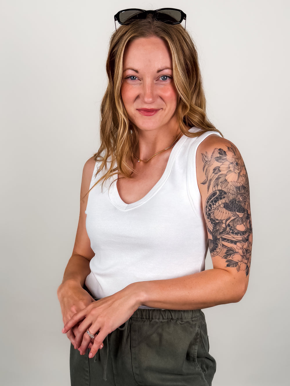 Ellie V Neck Tank