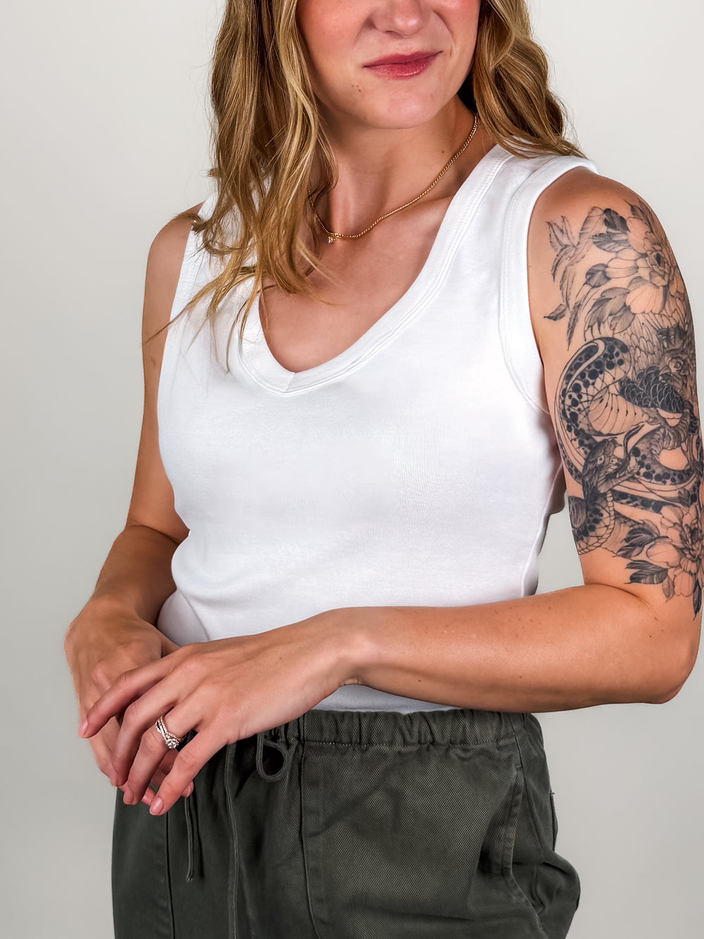 Ellie V Neck Tank